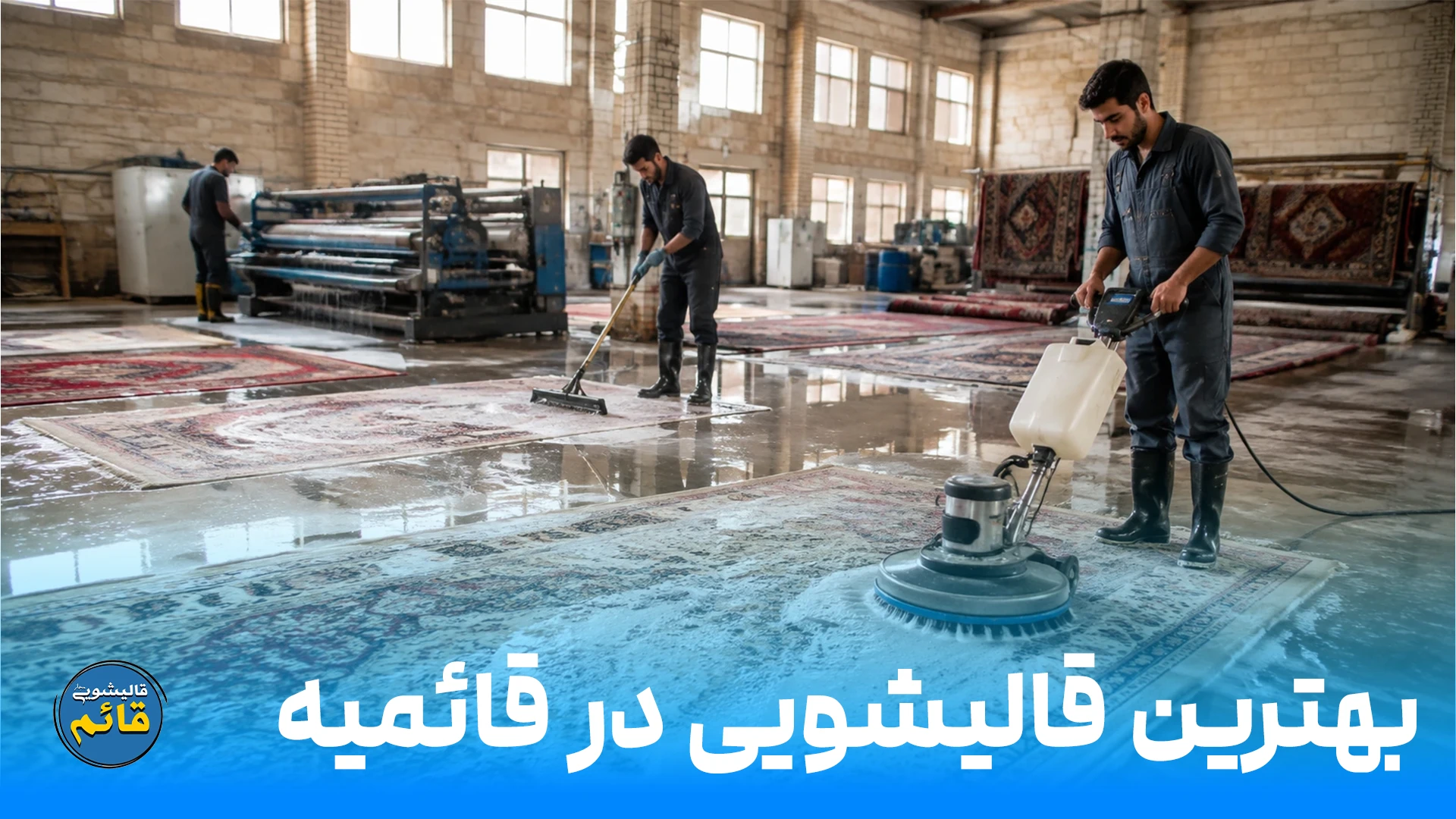 قالیشویی قائمیه — شستشوی فرش ماشینی و دستباف با دستگاه تمام اتوماتیک